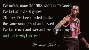 michael-jordan overcomes rejection and failure