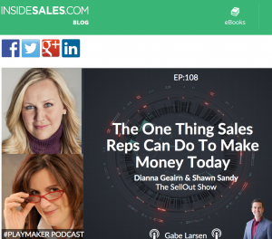 InsideSales Playmaker SellOut Show One Thing Sales Reps Can Do to Make Money