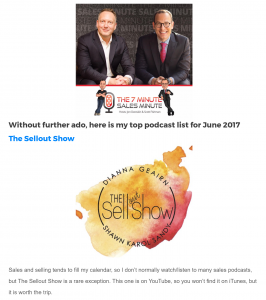 30 minute sales coach Top Podcast The Sellout Show
