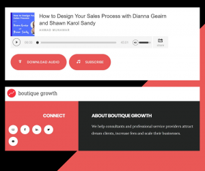 Boutique Growth: How to Design Your Sales Process with Shawn Karol Sandy and Dianna Geairn