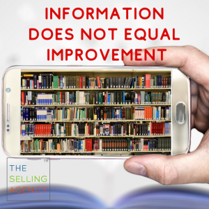 Sales Improvement needs more than information